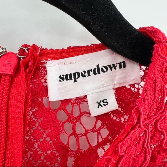Superdown Suri Sleeveless Mini Dress in Cherry Red size XS Revolve - Picture 7 of 9